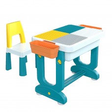 Детский стол и стульчик LAMOSA Трансформер 6 в 1 для творчества, с мольбертом для рисования, с поверхностью для конструктора