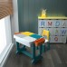 Детский многофункциональный столик ТРАНСФОРМЕР 6в1 разноцветный