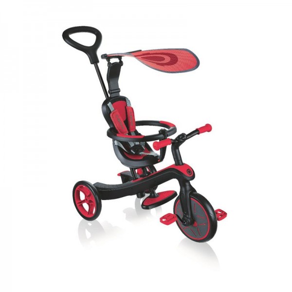 Триколісний велосипед GLOBBER TRIKE EXPLORER 4 в 1 червоний