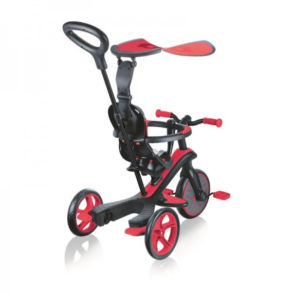 Триколісний велосипед GLOBBER TRIKE EXPLORER 4 в 1 червоний