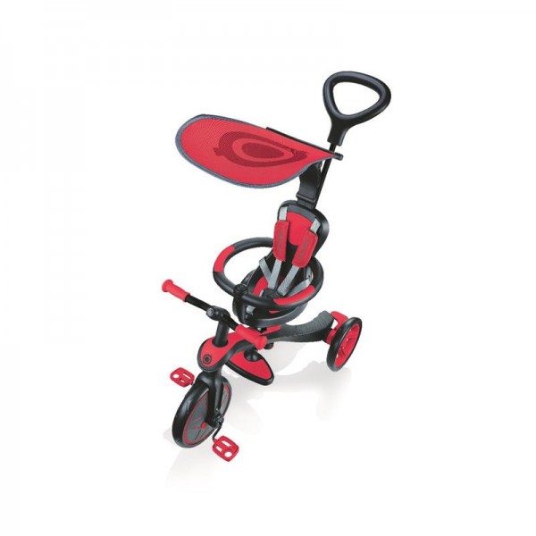 Триколісний велосипед GLOBBER TRIKE EXPLORER 4 в 1 червоний