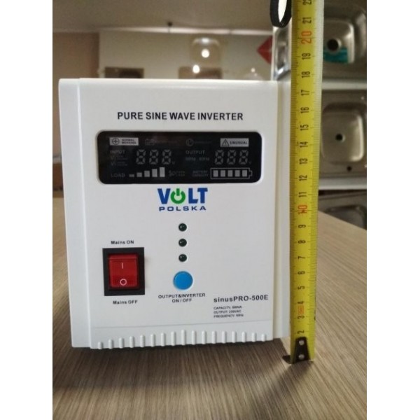 ДБЖ с чистой синусоидой Volt SINUS PRO 800 E 12/230 В (500/800 Вт) - надежное и универсальное решение