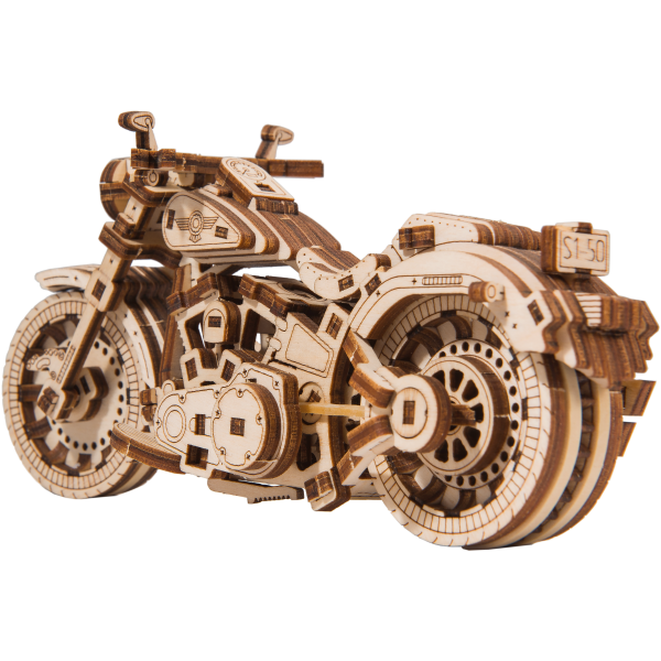 Дерев'яна 3D модель "Wooden city" Мотоцикл Cruiser V-twin